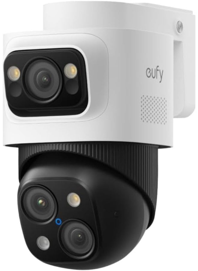 eufy Security PoE Bullet-PTZ CCTV Camera S4 Add-On, Wired Outdoor Cam, 4K UHD Triple Lens, 122° FOV, 360° Pan & Tilt, 8× Auto Zoom, AI Tracking, Red & Blue Lights, Colour Vision, 24/7 Recording, IP65 - Image 1